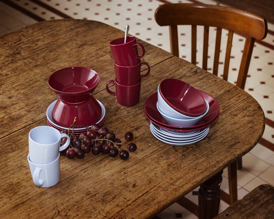 Iittala Teema Diepe Bord 21 cm, Cherry