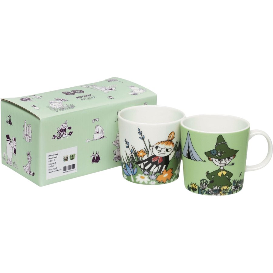 Moomin Arabia 80-jhriges Jubilum Becher 2er Set 30 cl, Klein My/Schnupferich