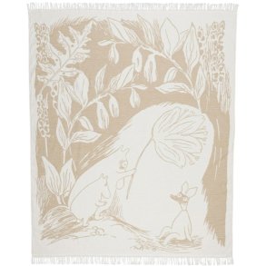 Moomin Arabia Mumin Decke 170x130 cm, Beige