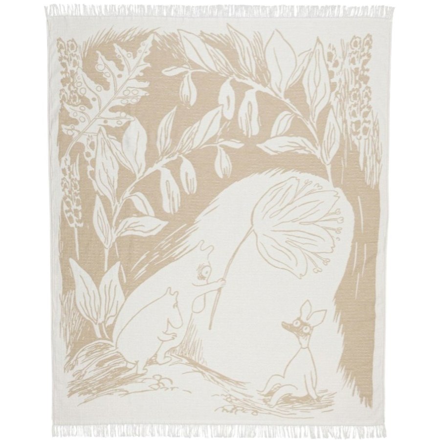 Moomin Arabia Decke 170x130 cm, Beige