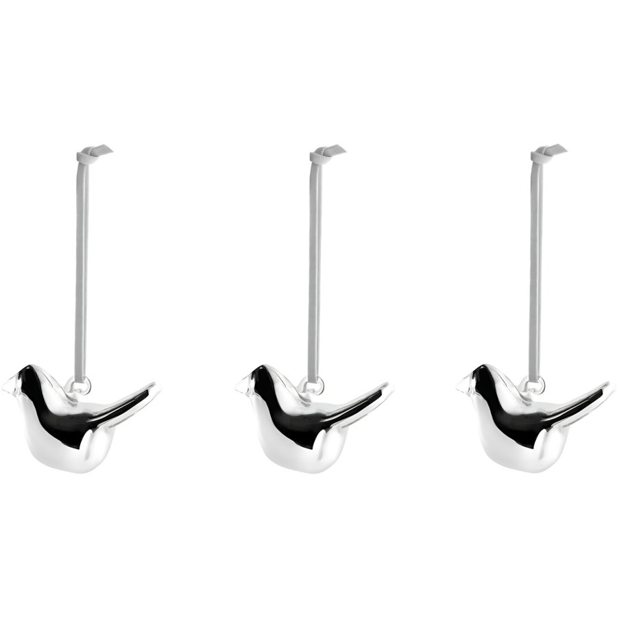 Iittala Glazen vogels 3-delige set 7,3 cm, Mirror