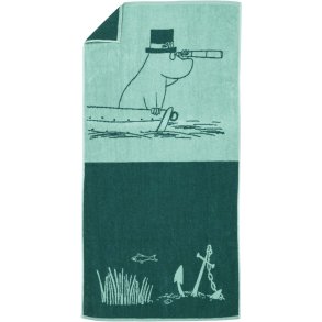 Moomin Arabia Mumin Handtuch 70x140 cm, Muminpapa/T�rkis