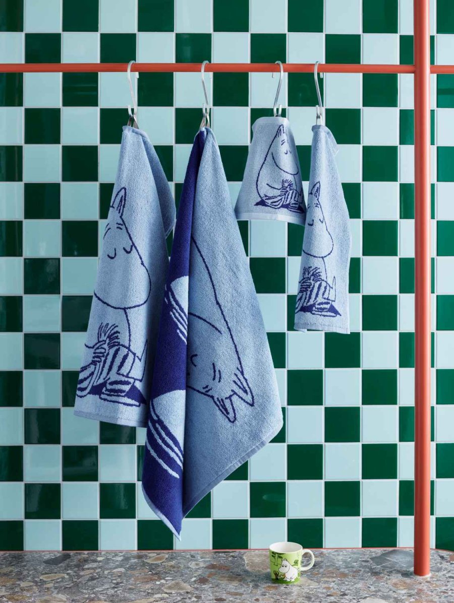 Moomin Arabia Mumi H�ndkl�de 70x140 cm, Mumitrold/Navy