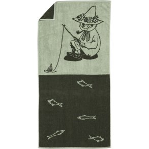 Moomin Arabia Mumin Handtuch 70x140 cm, Schnupferich/Gr�n