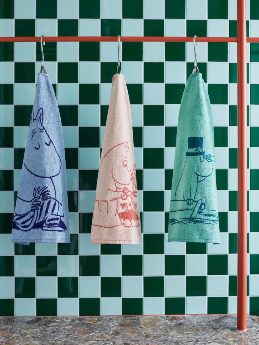 Moomin Arabia Mumi H�ndkl�de 30x50 cm, Mumifar/Turkis