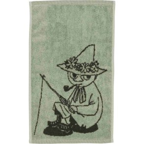 Moomin Arabia Mumin Handtuch 30x50 cm, Schnupferich/Gr&uuml;n