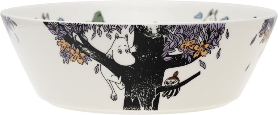 Moomin Arabia Mumin 80 Jahre Jubil&auml;um Servierschale 17,4 cm, Freunde F&uuml;r Immer