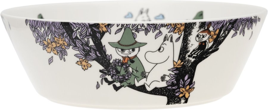 Moomin Arabia Mumin 80 Jahre Jubil&auml;um Servierschale 17,4 cm, Freunde F&uuml;r Immer