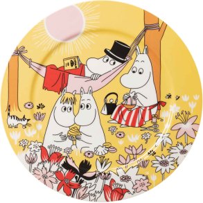 Moomin Arabia Mumin Servierplatte �29,8 cm, Familienzeit/Gelb