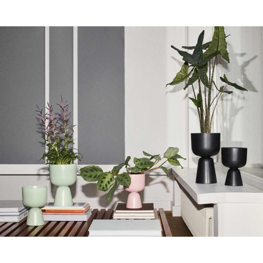 Iittala Nappula Kr�utertopf H19 cm, Mattschwarz