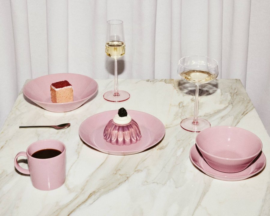 Iittala Teema Tiefer Teller 21 cm, Rose