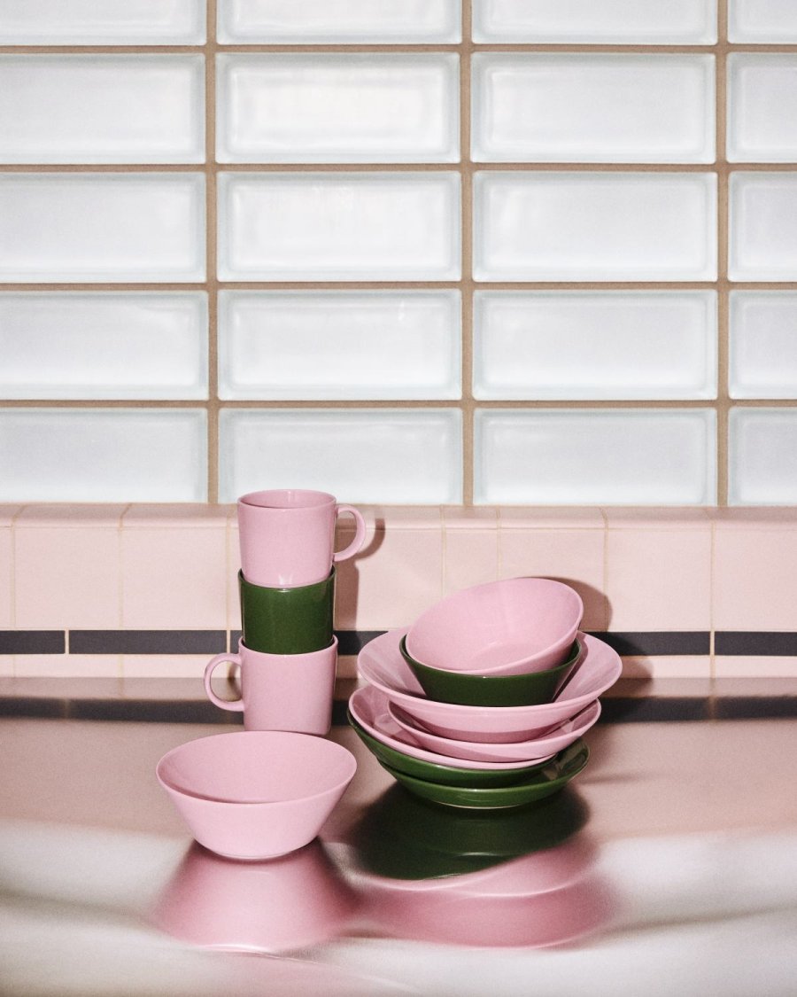 Iittala Teema Tiefer Teller 21 cm, Rose