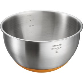 Fiskars Functional Form Rührschüssel 2,5 L, Edelstahl