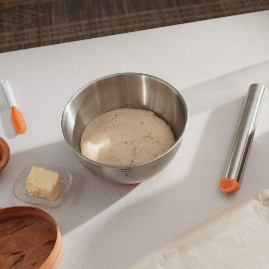 Fiskars Functional Form Rührschüssel 5 L, Edelstahl