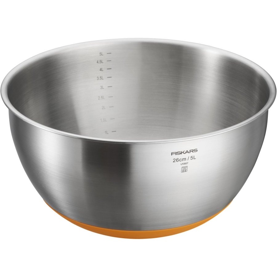 Fiskars Functional Form Rührschüssel 5 L, Edelstahl