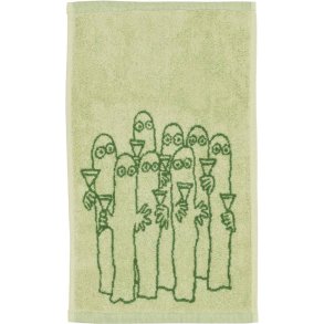 Moomin Arabia Mumin Handtuch 30x50 cm, Gr&uuml;n/Hatifnatten