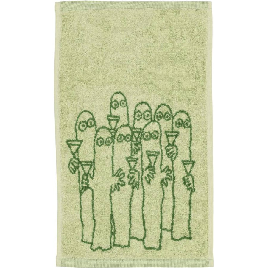 Moomin Arabia Mumi H�ndkl�de 30x50 cm, Gr�n/Hattifatterne