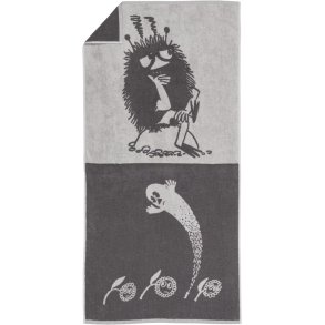 Moomin Arabia Mumin Handtuch 70x140 cm, Grau/Stinky
