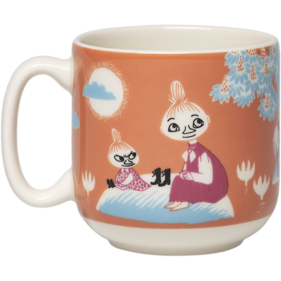 Moomin Arabia Mumin Kinder-Essgeschirr-Set, Unter Dem Regenschirm