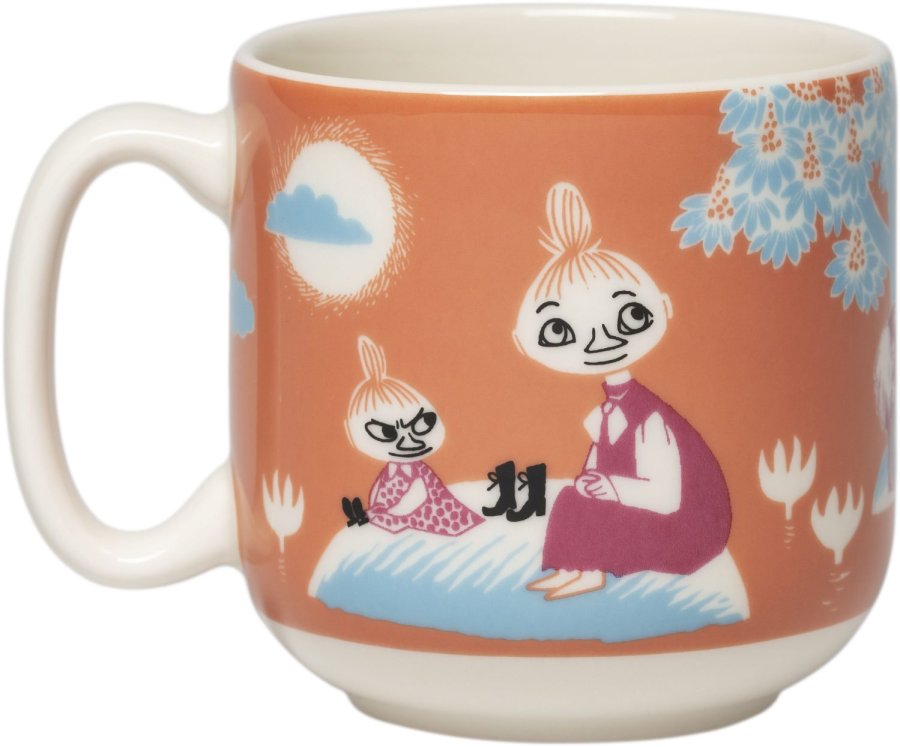Moomin Arabia Mumin Kinder-Essgeschirr-Set, Unter Dem Regenschirm