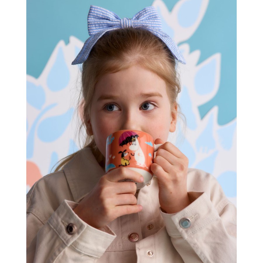 Moomin Arabia Mumin Kinder-Essgeschirr-Set, Unter Dem Regenschirm