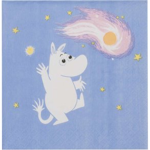 Moomin Arabia Mumin Papierserviette 33x33 cm, Weltraumabenteuer
