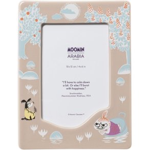Moomin Arabia Mumin Bilderrahmen 10x15 cm, Unter Dem Regenschirm