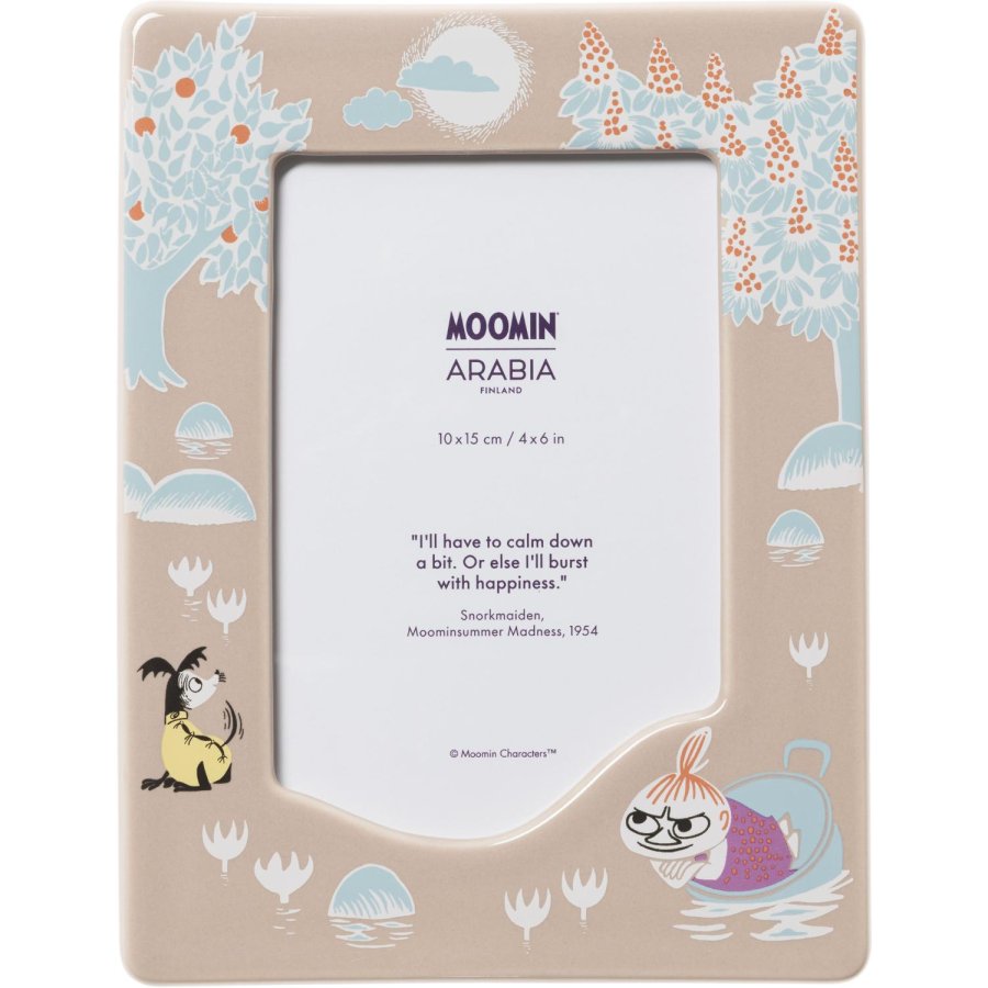 Moomin Arabia Mumin Bilderrahmen 10x15 cm, Unter Dem Regenschirm
