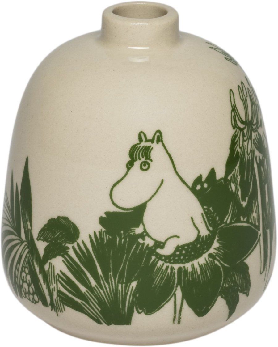 Moomin Arabia Mumin Vase H8,3 cm, Forest