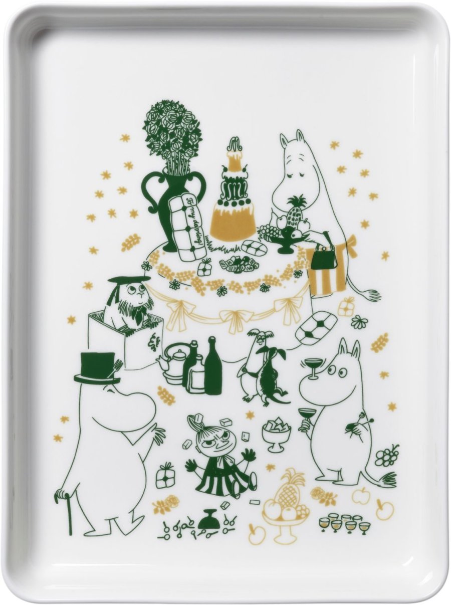 Moomin Arabia Mumi Servierplatte 24x32 cm, Liebesgeschenk