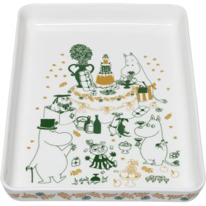 Moomin Arabia Mumi Servierplatte 24x32 cm, Liebesgeschenk