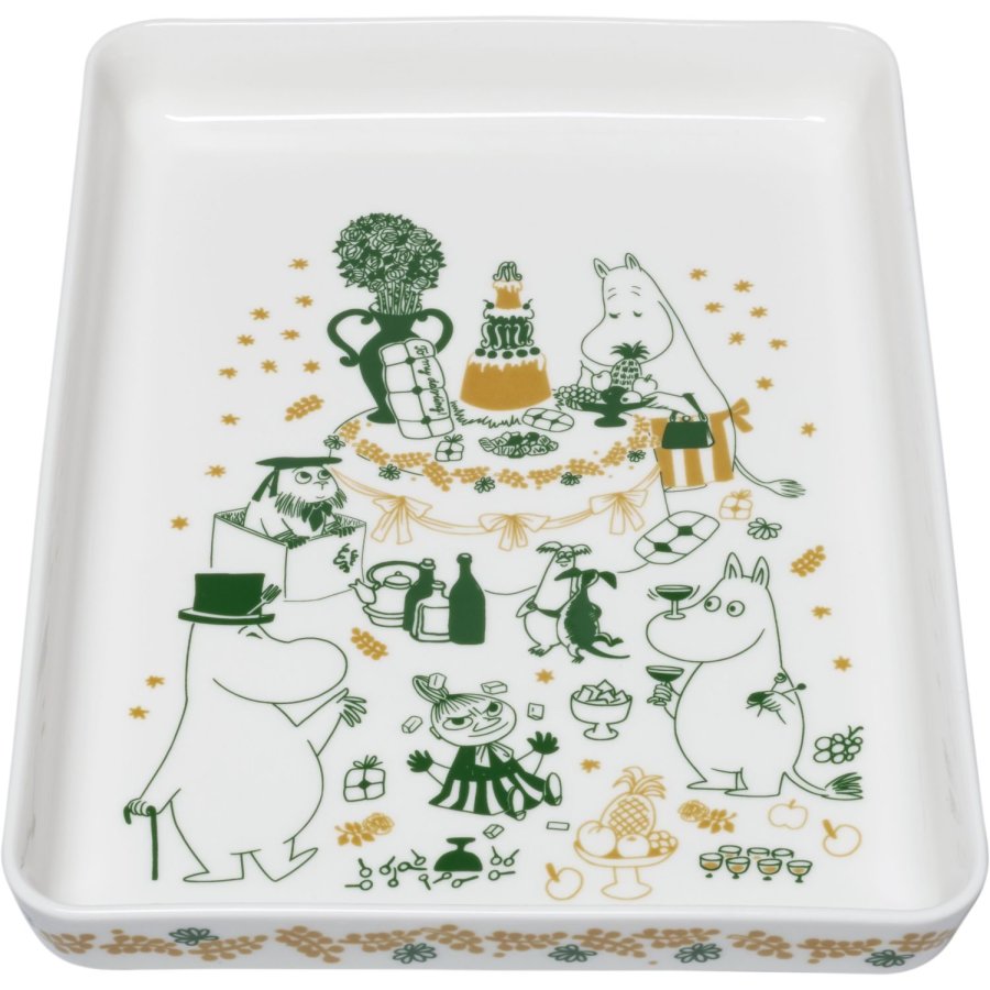 Moomin Arabia Mumi Servierplatte 24x32 cm, Liebesgeschenk