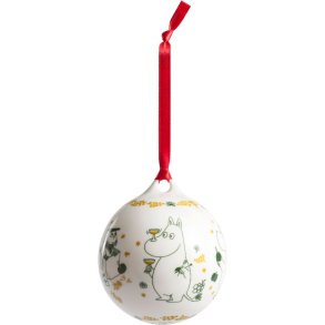 Moomin Arabia Mumi �rskugle 2026 �8 cm, Hvid