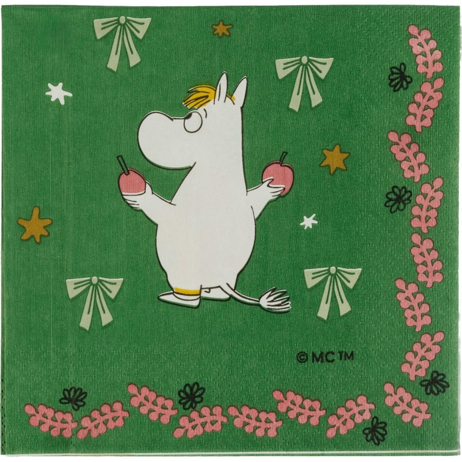 Moomin Arabia Mumi Papierserviette 33x33 cm, Liebesgeschenk