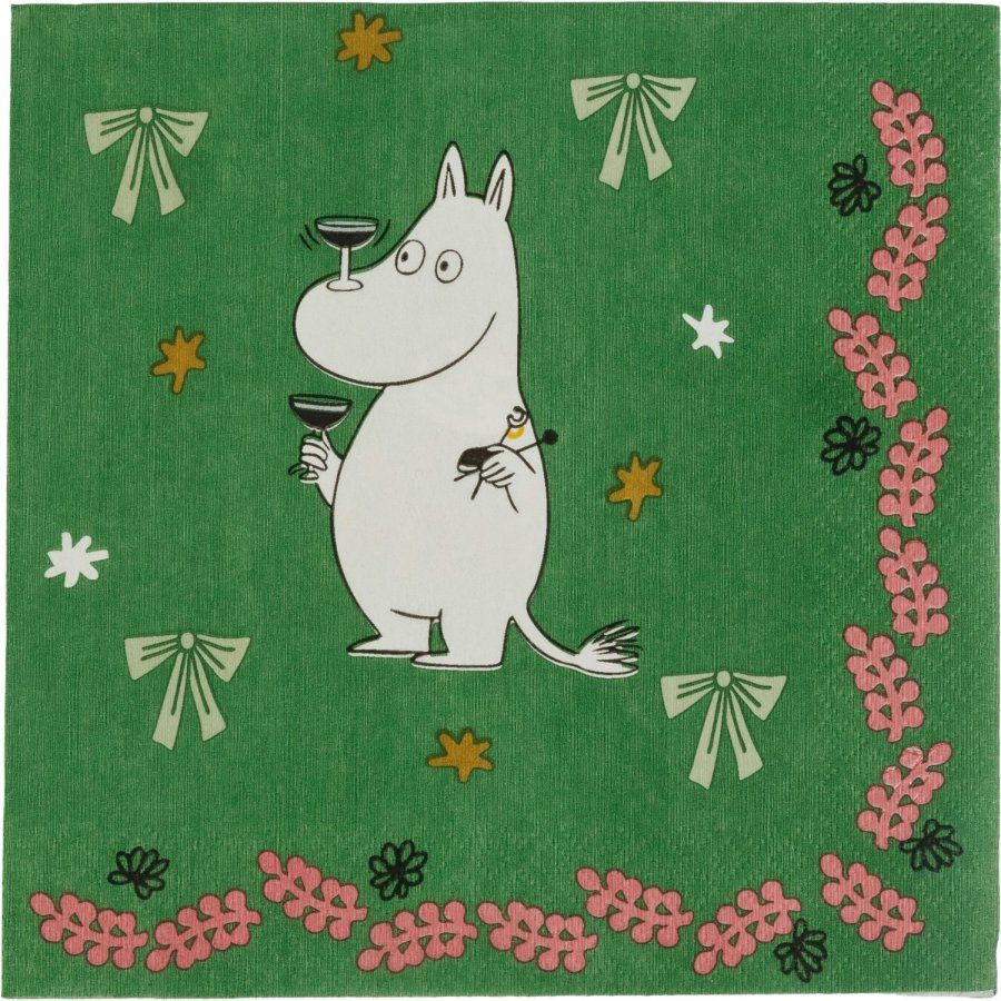 Moomin Arabia Mumi Papierserviette 33x33 cm, Liebesgeschenk