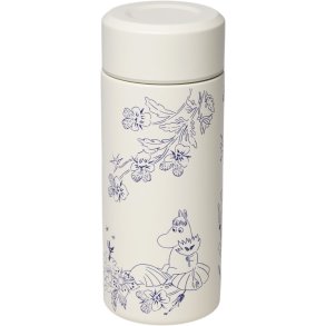 Moomin Arabia Mumi Haru Thermoflasche 0,22 L, Wei&szlig;