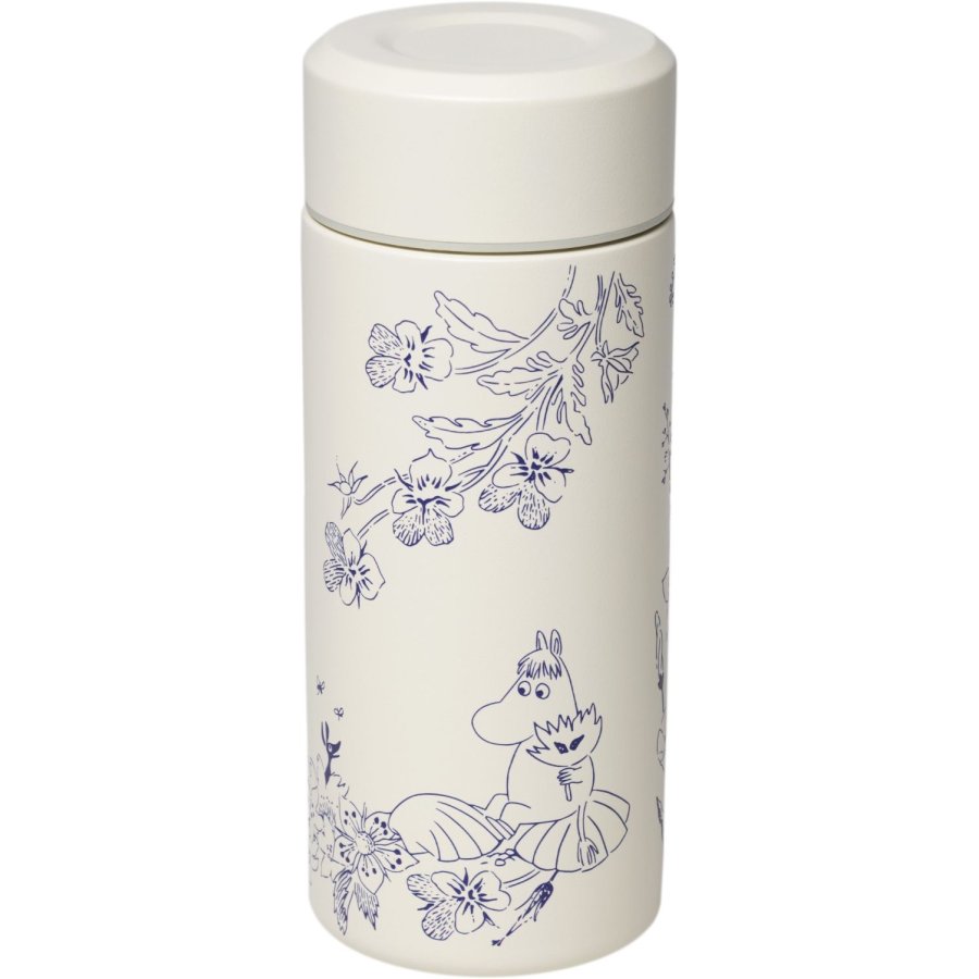 Moomin Arabia Mumi Haru Thermoflasche 0,22 L, Wei&szlig;