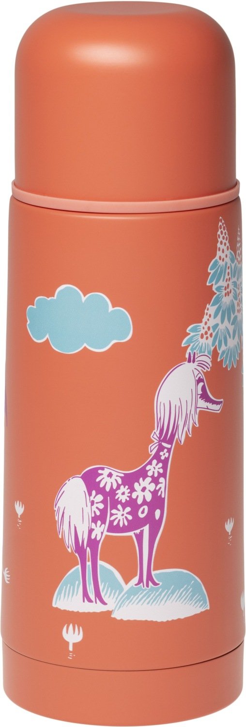 Moomin Arabia Mumin Thermoflasche 0,35 L, Unter Dem Regenschirm