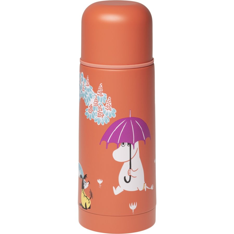 Moomin Arabia Mumin Thermoflasche 0,35 L, Unter Dem Regenschirm