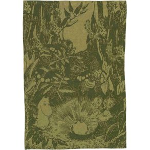 Moomin Arabia Mumin Geschirrtuch 45x65 cm, Forest Green