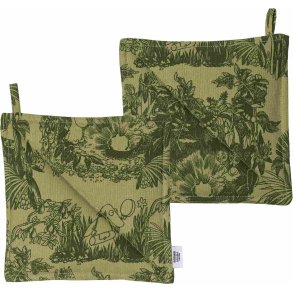 Moomin Arabia Mumi Grydelap 22x22 cm, Forest Green