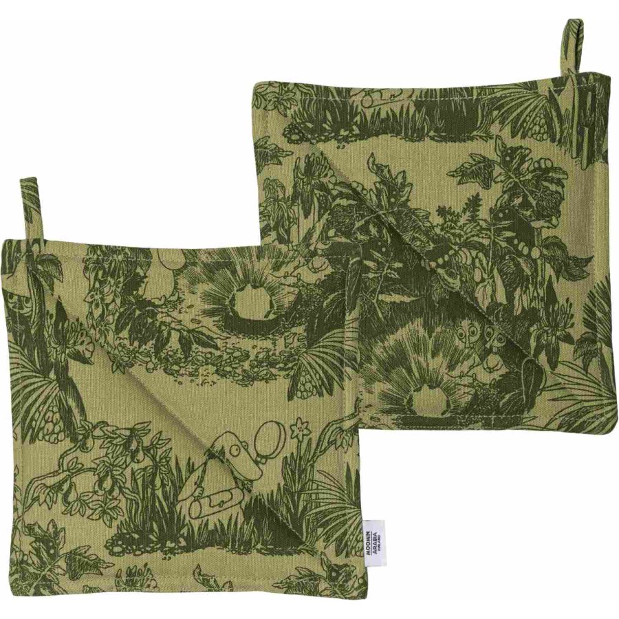 Moomin Arabia Mumi Grydelap 22x22 cm, Forest Green