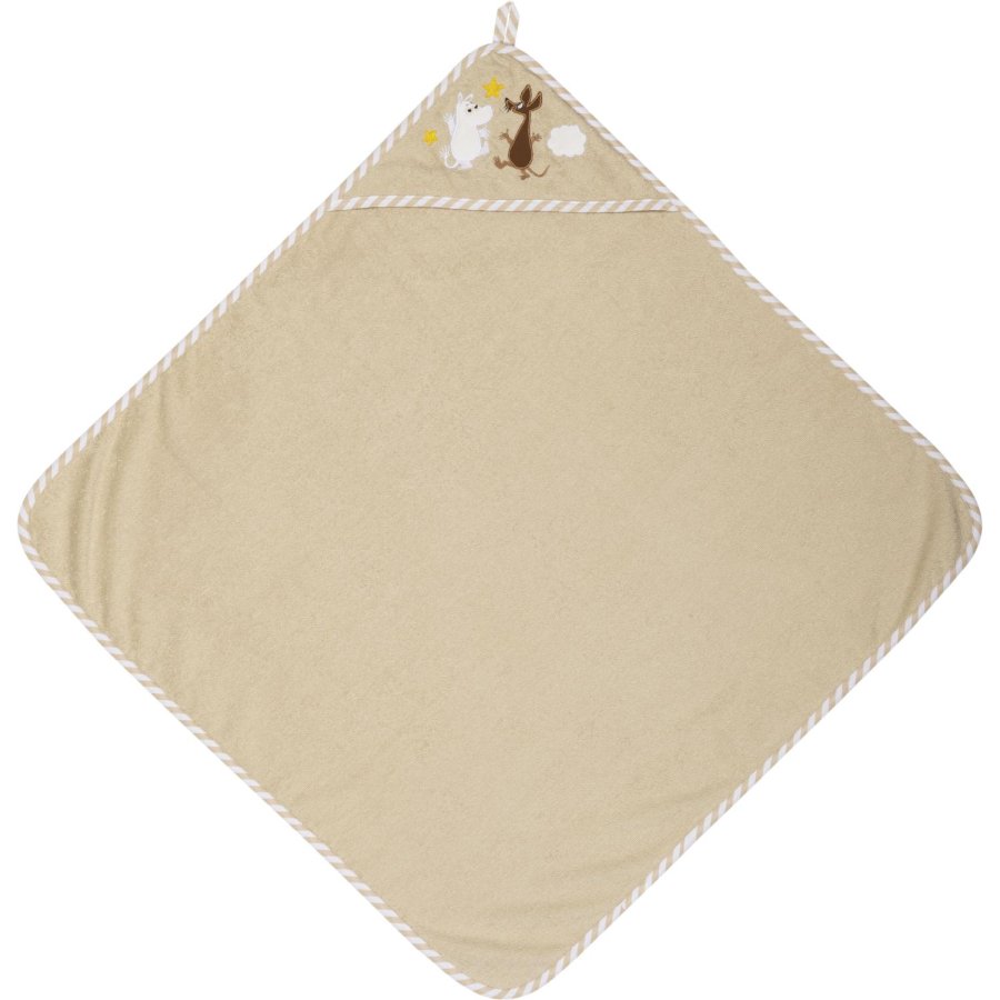 Moomin Arabia Mumin Baby-Handtuch 80x80 cm, Weltraumabenteuer/Beige
