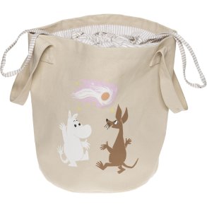 Moomin Arabia Mumin Aufbewahrungskorb H36 cm, Weltraumabenteuer/Beige