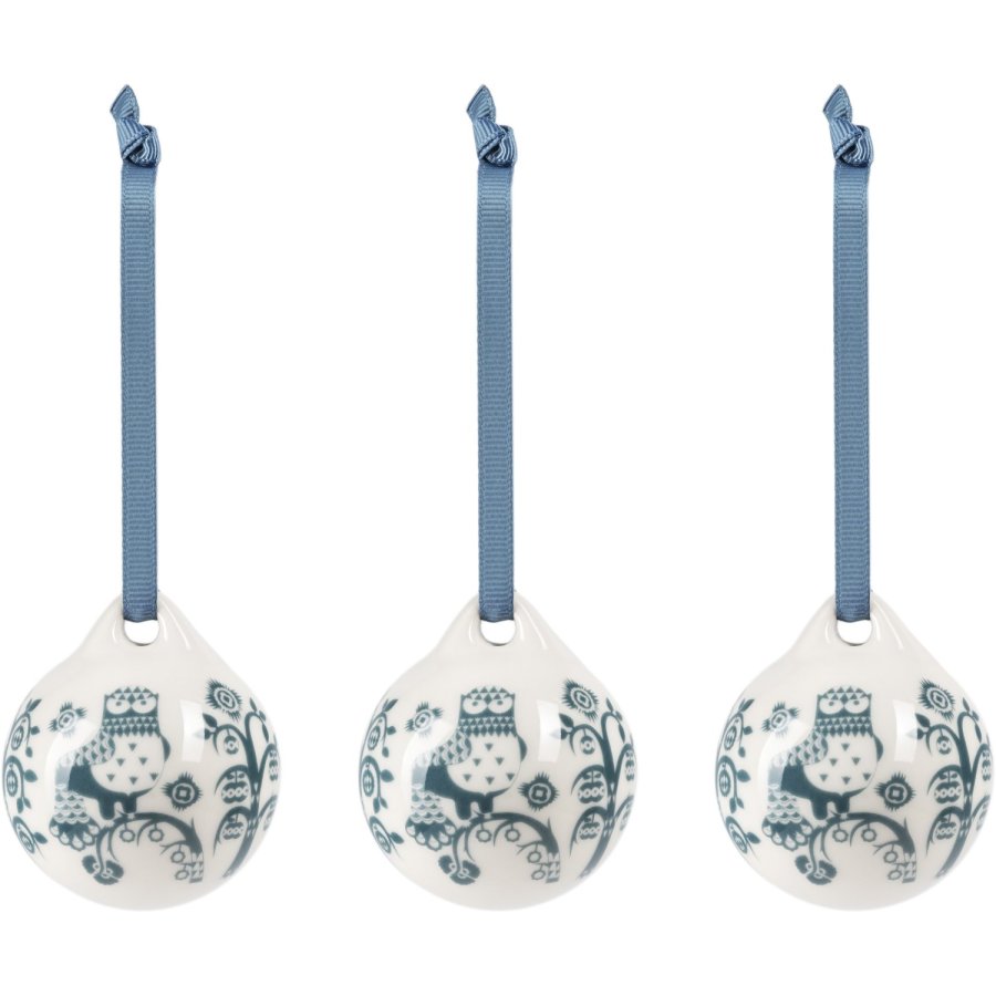 Iittala Taika Ornaments�t 3 stk. 5 cm, Steel Blue