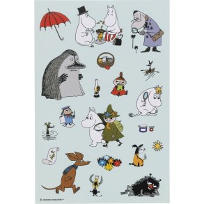 Moomin Arabia Mumin Stickerset, Mumin-Figuren