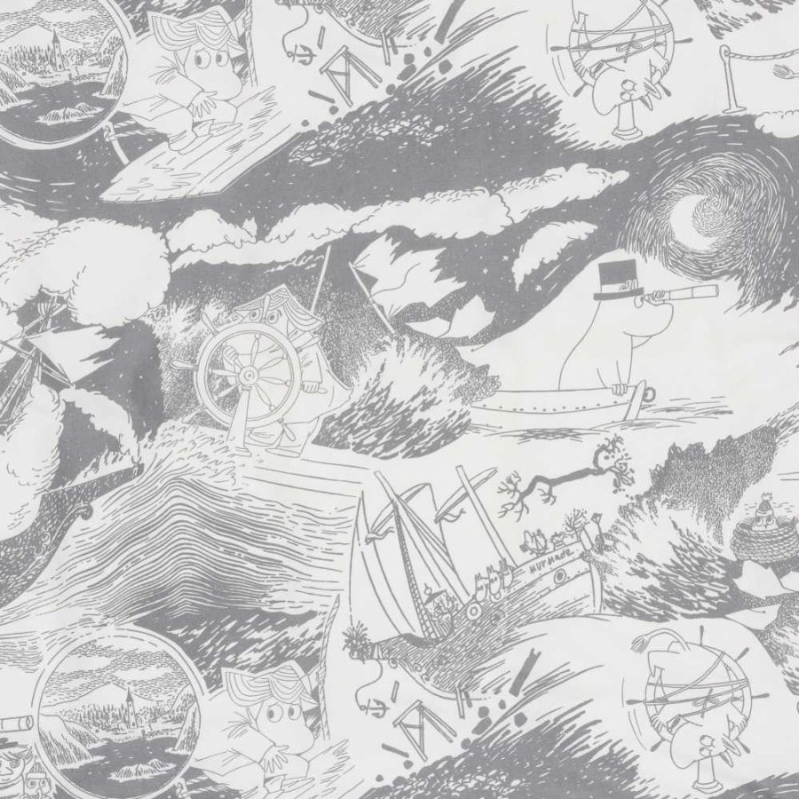 Moomin Arabia Mumi Senges�t 140x200, Gr�/Sejlads