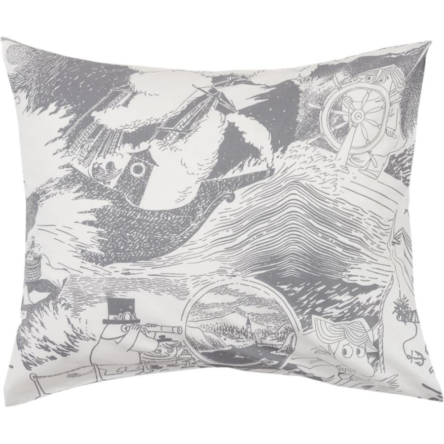 Moomin Arabia Mumi Pudebetr�k 60x63 cm, Gr�/Sejlads