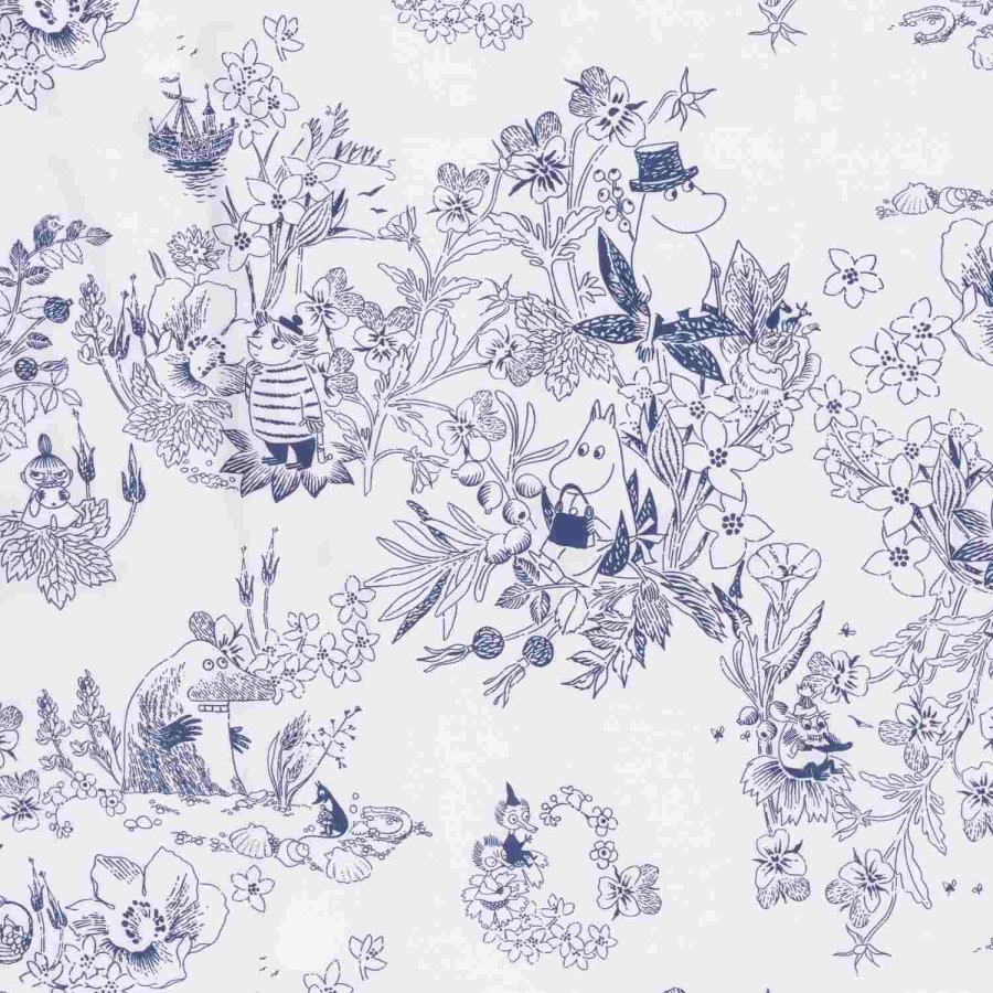 Moomin Arabia Mumi Haru Senges�t 140x200 cm, Hvid