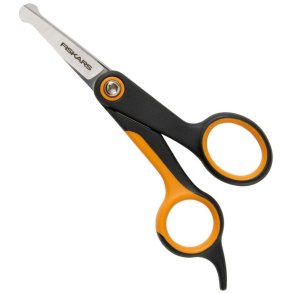 Fiskars PET CARE Detailschere Abgerundet 14, 1 Cm